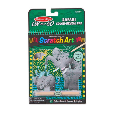 Safari Colour Reveal scratch Art Pad