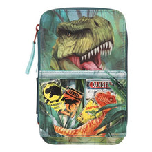 Load image into Gallery viewer, Dino World Triple Filled Pencil Case - Danger