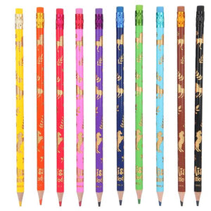 Miss Melody Erasable Pencils with Eraser 10pc