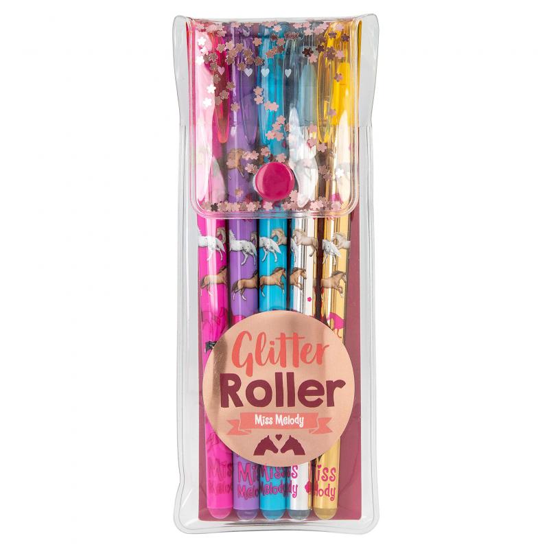 Miss Melody Glitter Gel Pen Set 5pc