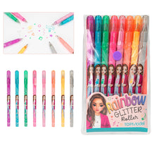 Load image into Gallery viewer, Top Model Pastel Glitter Gel Pens 8pc