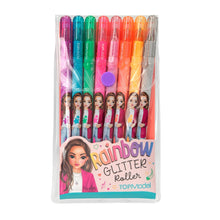 Load image into Gallery viewer, Top Model Pastel Glitter Gel Pens 8pc