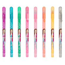 Load image into Gallery viewer, Top Model Pastel Glitter Gel Pens 8pc