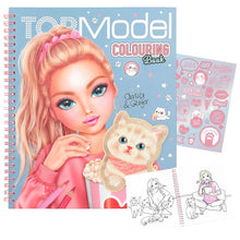 Load image into Gallery viewer, Top Model Colouring Book Cutie Star Kitty