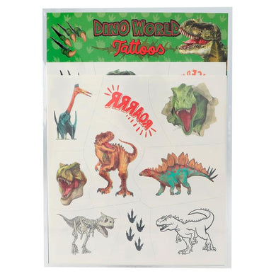 Dino World Tattoos (2 x sheets)