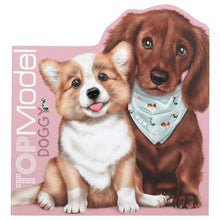 Load image into Gallery viewer, Top Model Doggy Colouring Book w/Stickers