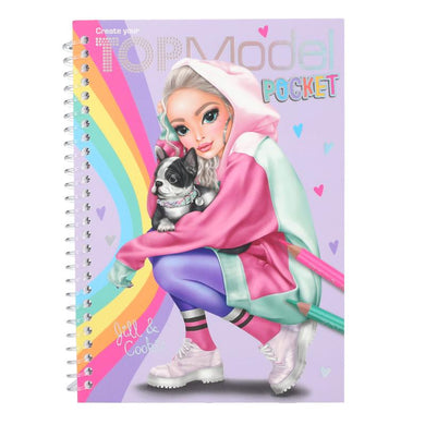 Top Model Pocket Colouring Book 120pg