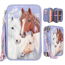 Load image into Gallery viewer, Miss Melody Triple Filled Pencil Case - Bandanna