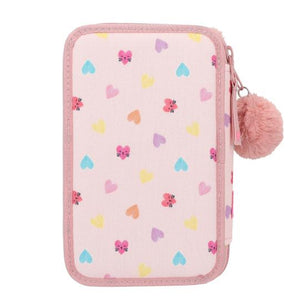 Princess Mimi Double Filled Pencil Case Kitty Love