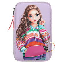 Load image into Gallery viewer, Top Model Triple Filled Pencil Case + Phone Pendant