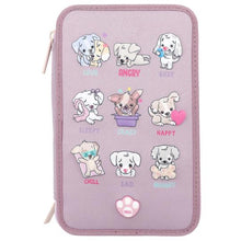 Load image into Gallery viewer, Top Model Triple Filled Pencil Case - Doggy LED