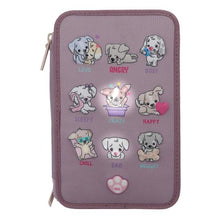 Load image into Gallery viewer, Top Model Triple Filled Pencil Case - Doggy LED