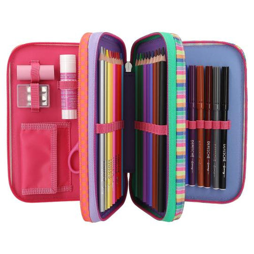 Top Model Triple Filled Pencil Case Joy (3 x girls)