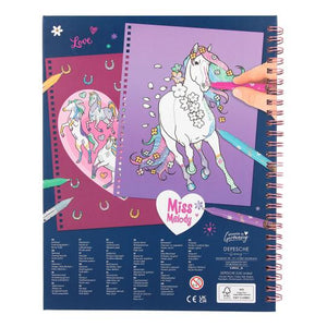 Miss Melody Create Your Glitter Horse w/Pen