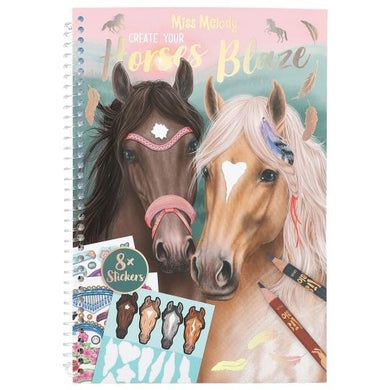 Miss Melody Create Your Horse Blaze Sticker Book