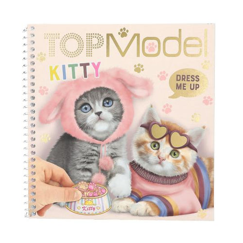 Top Model Dress Me Up Kitty Sticker Book