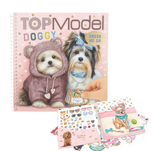 Load image into Gallery viewer, Top Model Dress Me Up Sticker Book Doggy