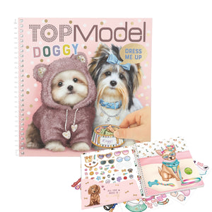 Top Model Dress Me Up Sticker Book Doggy