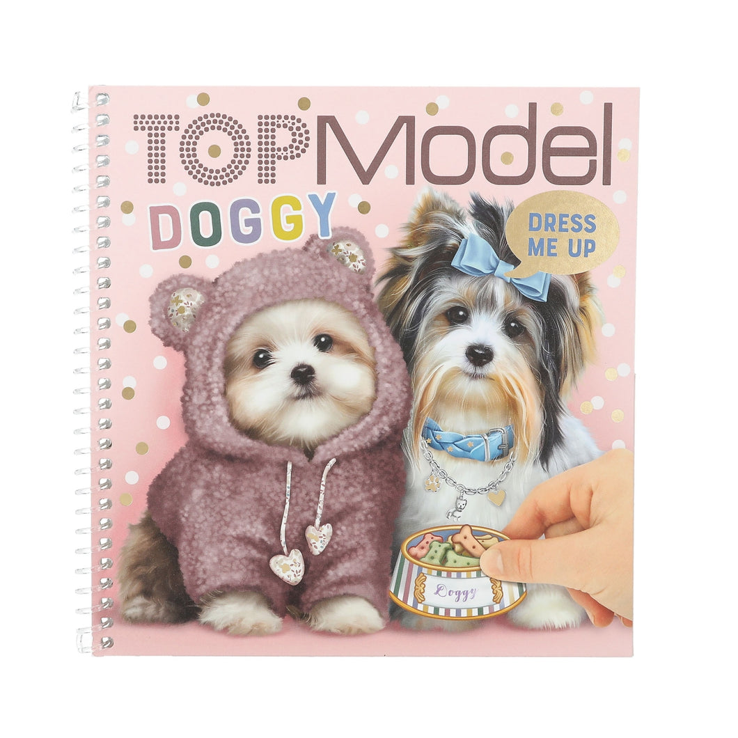 Top Model Dress Me Up Sticker Book Doggy