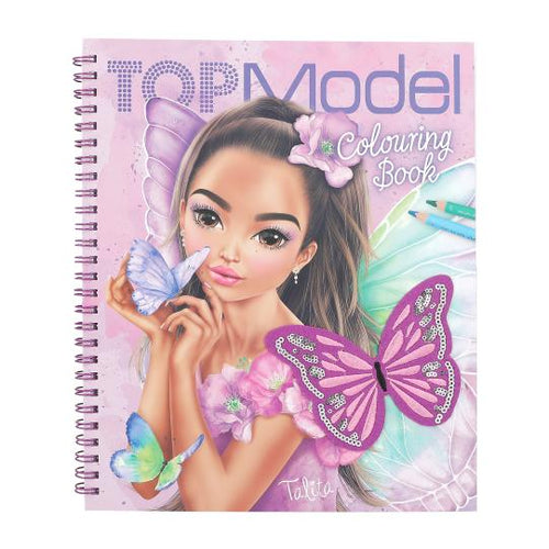 Top Model Colouring Book with Sequins Fairy Love