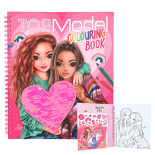 Load image into Gallery viewer, Top Model Colouring Book w Reversible Sequins Happy Together