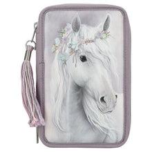 Load image into Gallery viewer, Miss Melody Triple Filled Pencil Case - Fantasy Horse