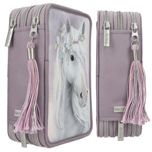 Load image into Gallery viewer, Miss Melody Triple Filled Pencil Case - Fantasy Horse