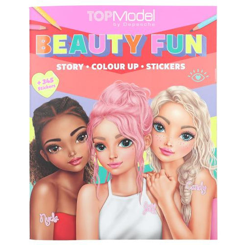 Top Model Colouring Book Beauty Fun (345 x stickers)