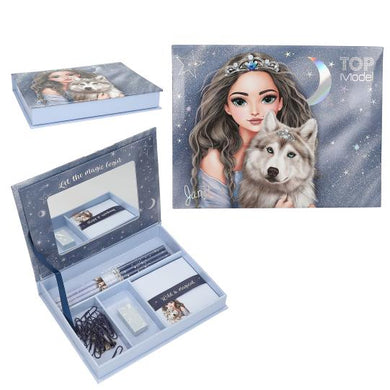 Top Model Stationery Box Wolf with Mirror