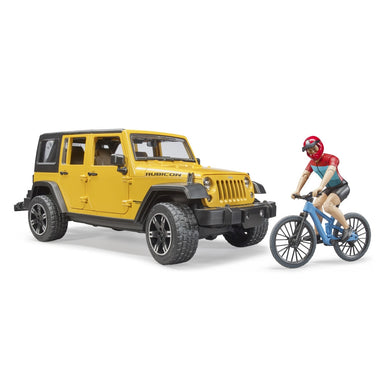 Jeep Wrangler Rubicon Unlimited with Mountain Bike Bruder