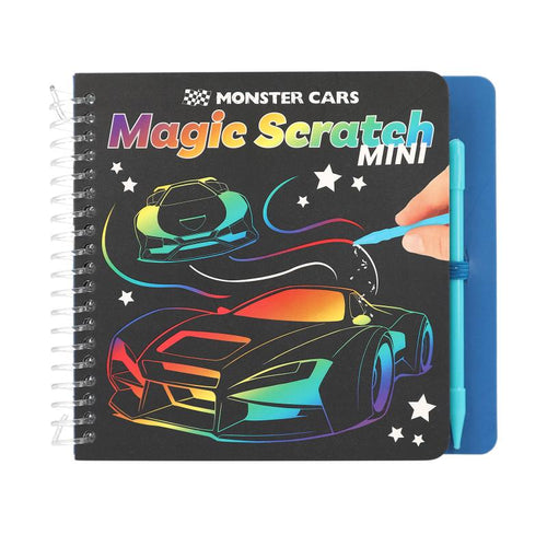 Monster Cars Mini Scratch Book