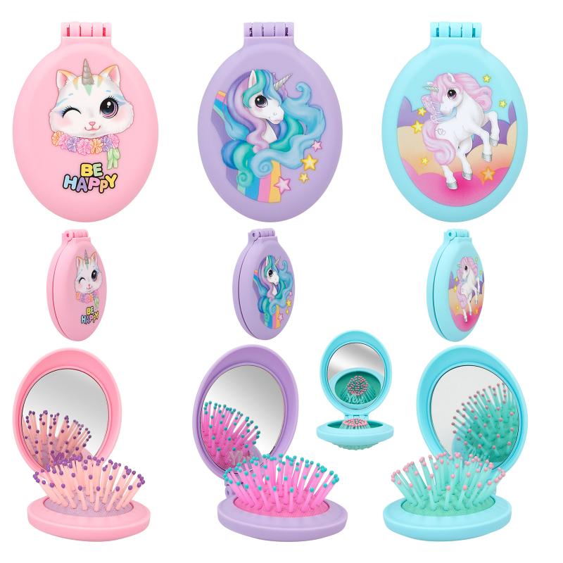 Ylvi Folding Hairbrush Assorted