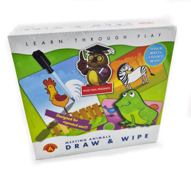 Wise Owl Draw & Wipe Animals (Meeting Animals)