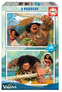 Puzzle (2 x 48pc) Moana