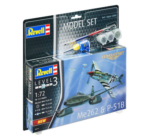 Model Set Me262 & P-51B (scale 1 : 72)