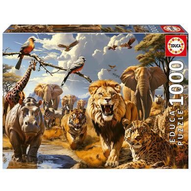 Puzzle 1000pc Wild Animals