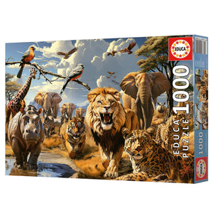 Puzzle 1000pc Wild Animals