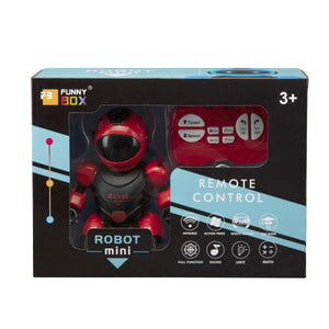 R/C Mini Robot w Batteries & USB Charger (Damaged Box)