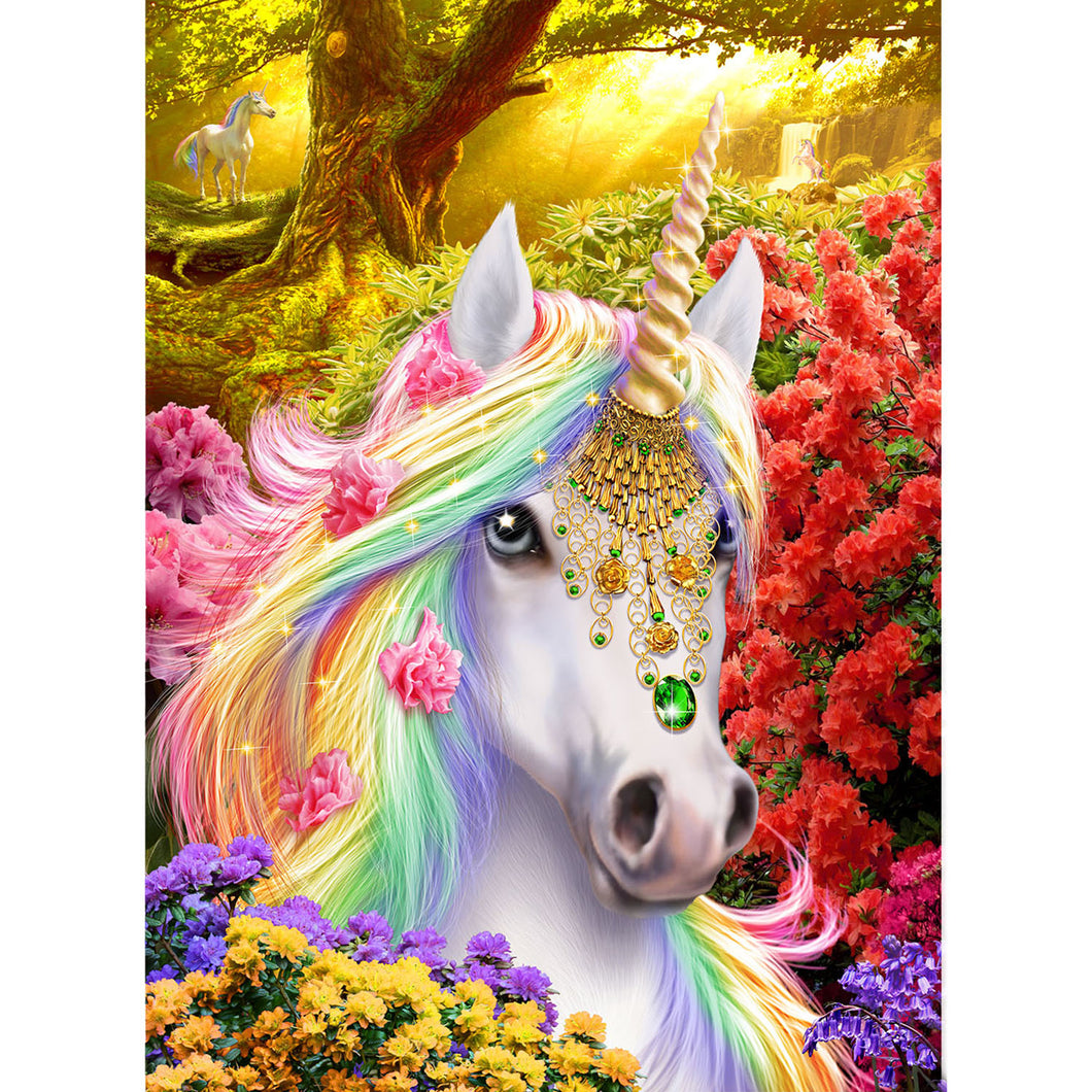 Puzzle 24pc Unicorn Backdrop Close-Up