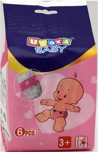 Load image into Gallery viewer, Baby Doll Diapers 6pc (Ukoka Baby)