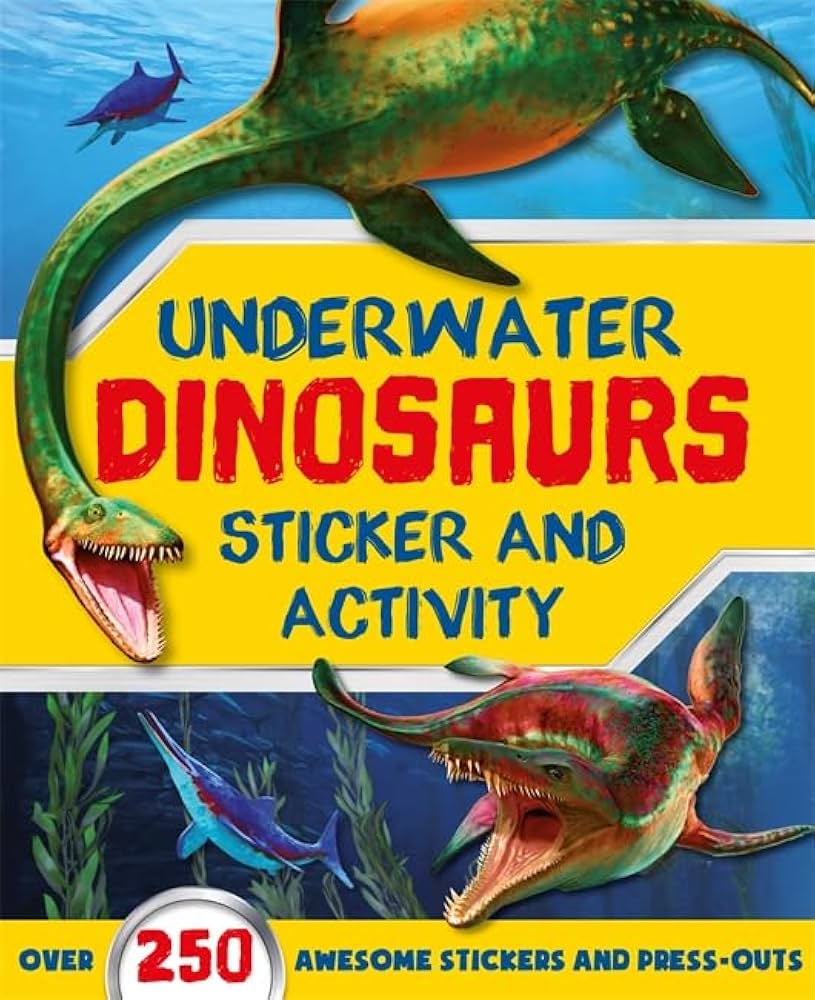 Underwater Dinosaurs Sticker & Activity