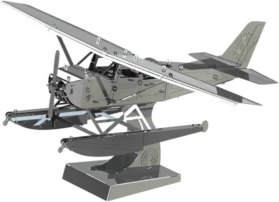 Puzzle 3D Breeze Drifter Cessna Airplane 81pc (Metal Time)