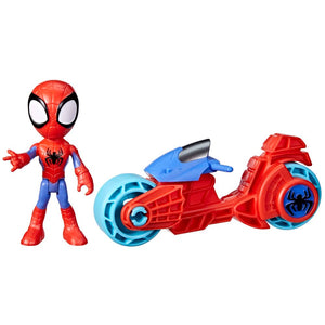 Spidey & Amazing Friends - Bike & Spiderman Figurine