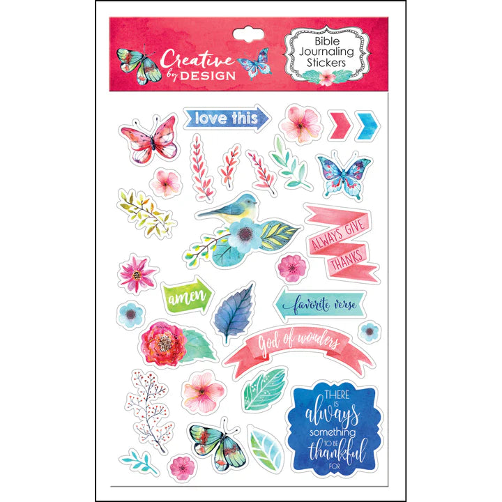 Bible Journaling Stickers 3 x Sheets