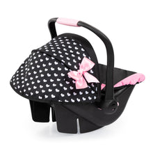 Load image into Gallery viewer, Deluxe Car Seat with Canopy (Black &amp; Pink)(Deluxe Collection)