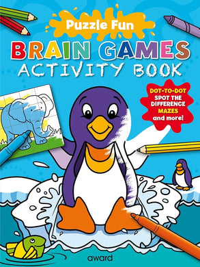 Puzzle Fun - Brain Games Penquin (Light Blue)