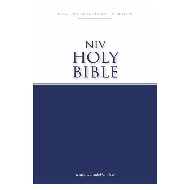 NIV Economy Bible (Holy Bible) (white & blue)