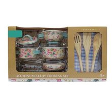 Load image into Gallery viewer, Cooking Set(Aluminium Alloy Cooking Set)(Flower &amp; Bird Theme)