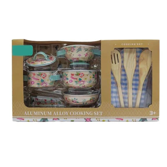 Cooking Set(Aluminium Alloy Cooking Set)(Flower & Bird Theme)