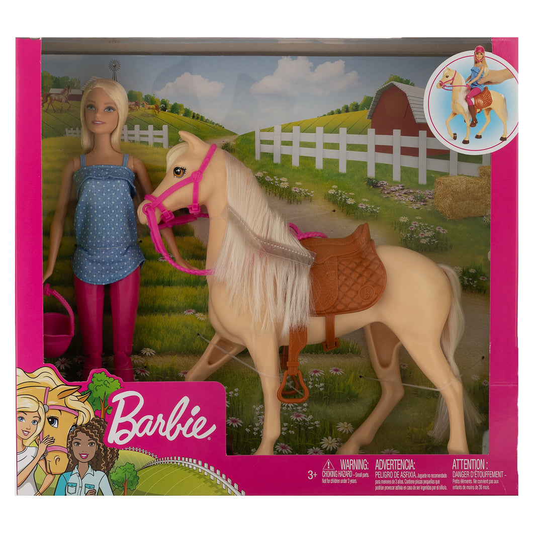 Barbie Basic Horse & Doll